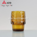 Amber Fish Shape water juice Glass cup set